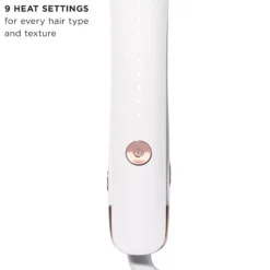T3 Lucea 25mm Professional Straightening & Styling Flat Iron White/Rose Gold