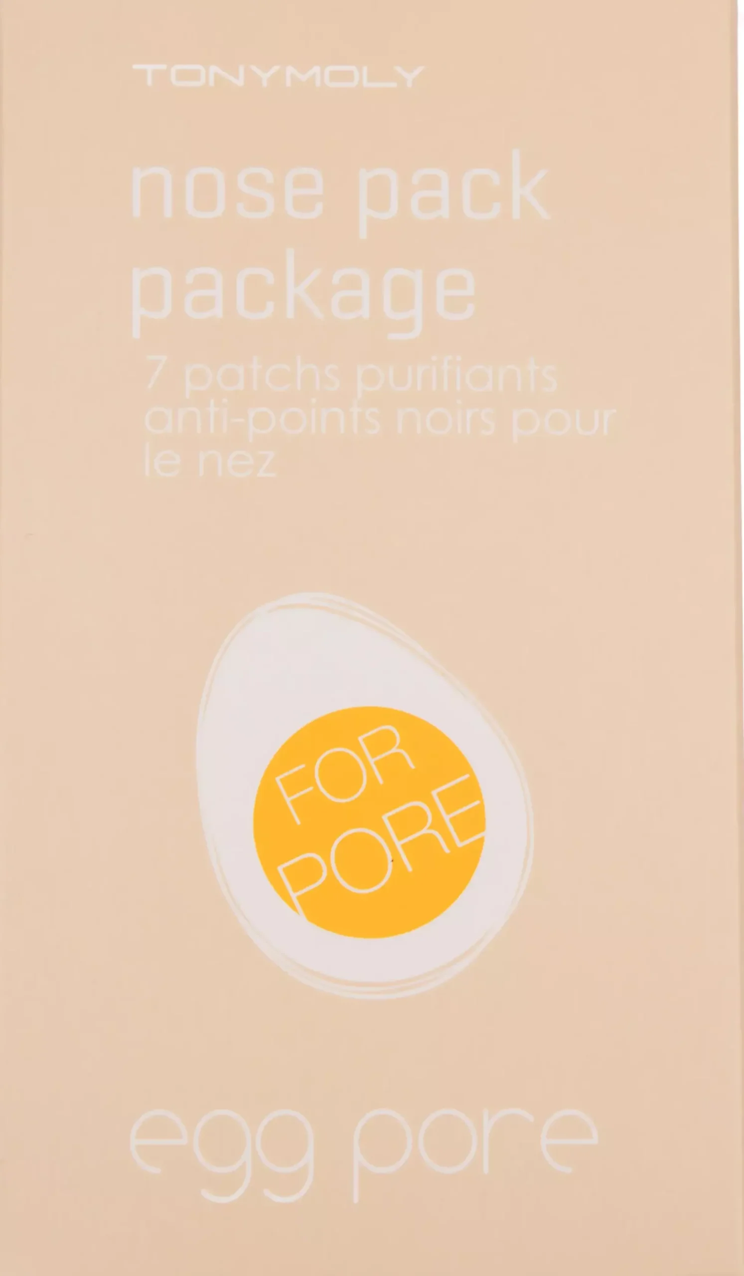 TonymolyEgg Pore Nose Pack Package (7pcs)