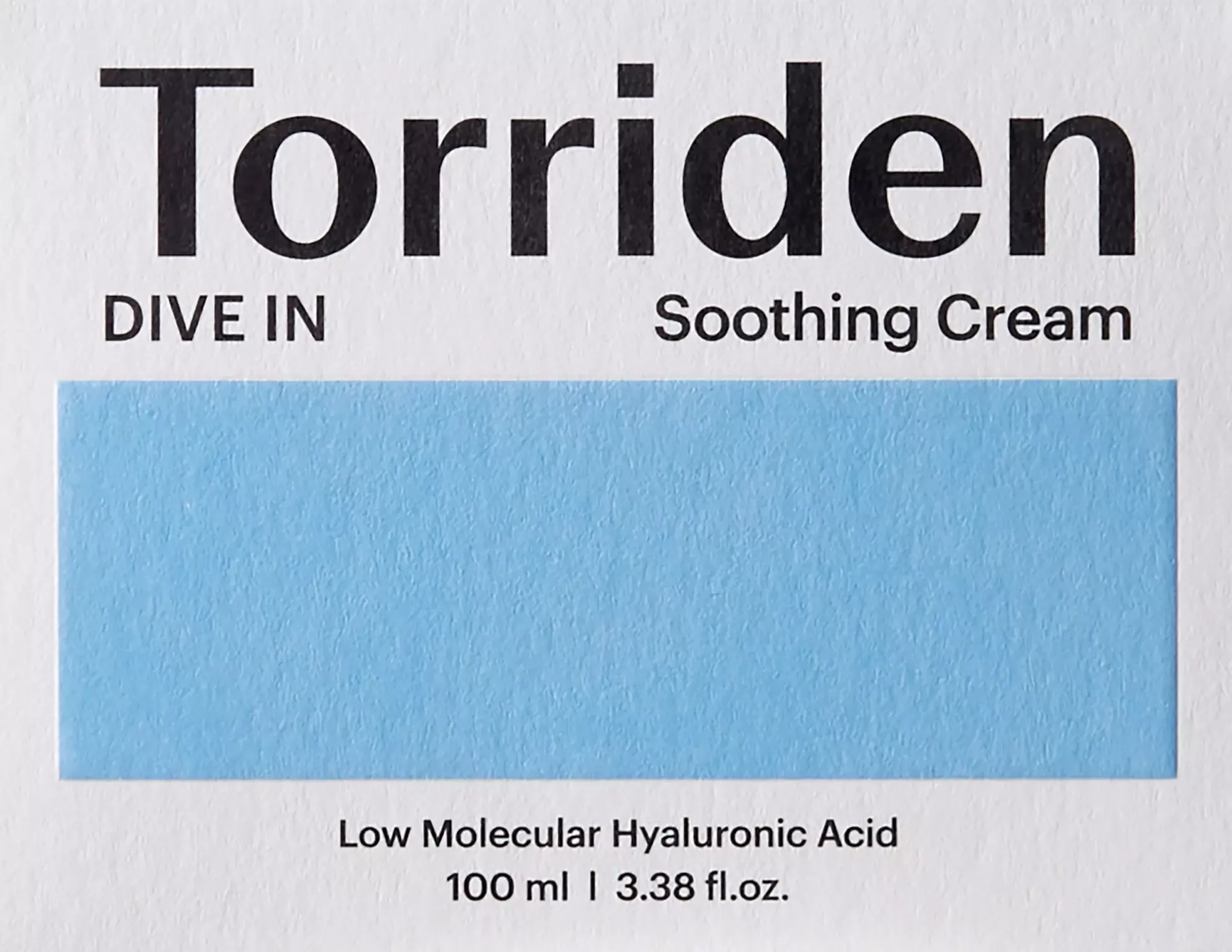 TorridenDIVE IN Low Molecular Hyaluronic Acid Soothing Cream 100 ml