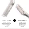 Tweezerman Facial Razor Silver