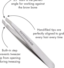 Tweezerman Mini Slant Tweezer Neon Pink