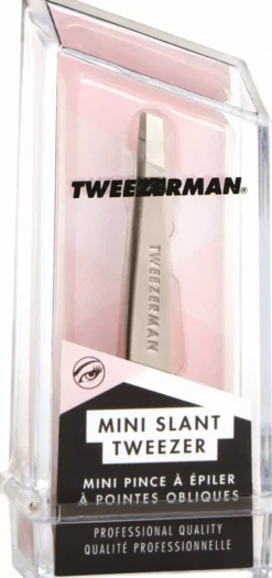 Tweezerman Mini Slant Tweezer Blooming Liliac