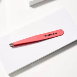 Tweezerman Stainless Steel Slant Pink Tweezer