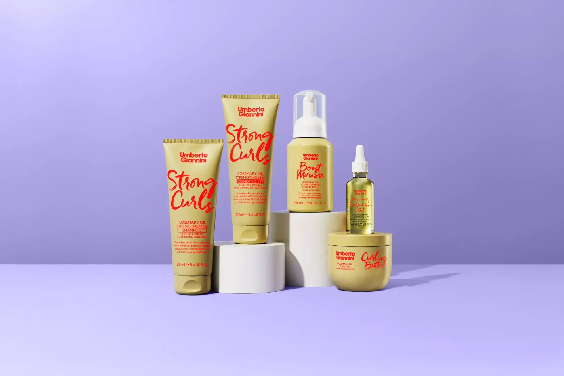 Umberto Giannini Strong Curls Styling Foam 290 ml