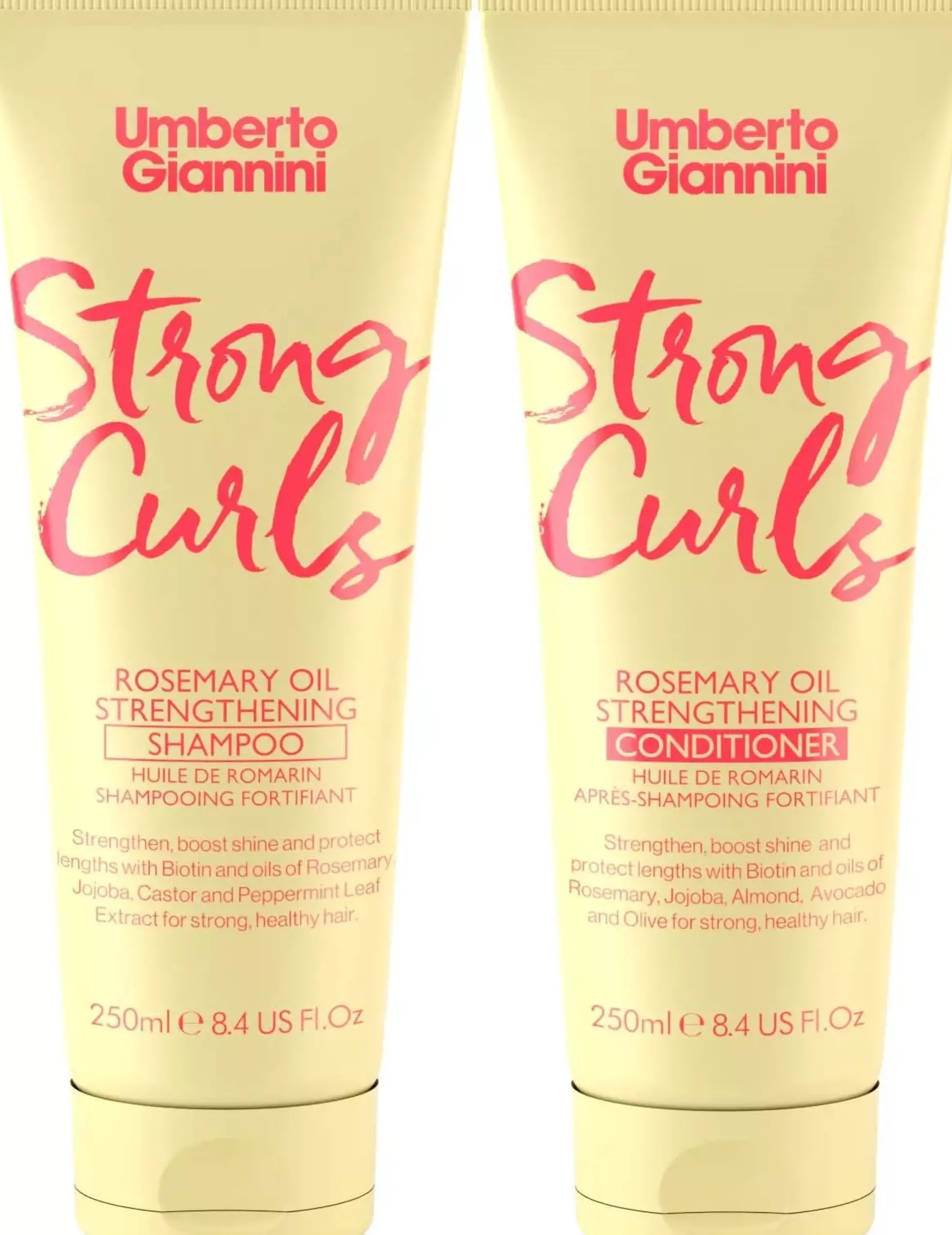 Umberto Giannini Strong Curls Bundle Shampoo 250 ml & Conditioner 250 ml