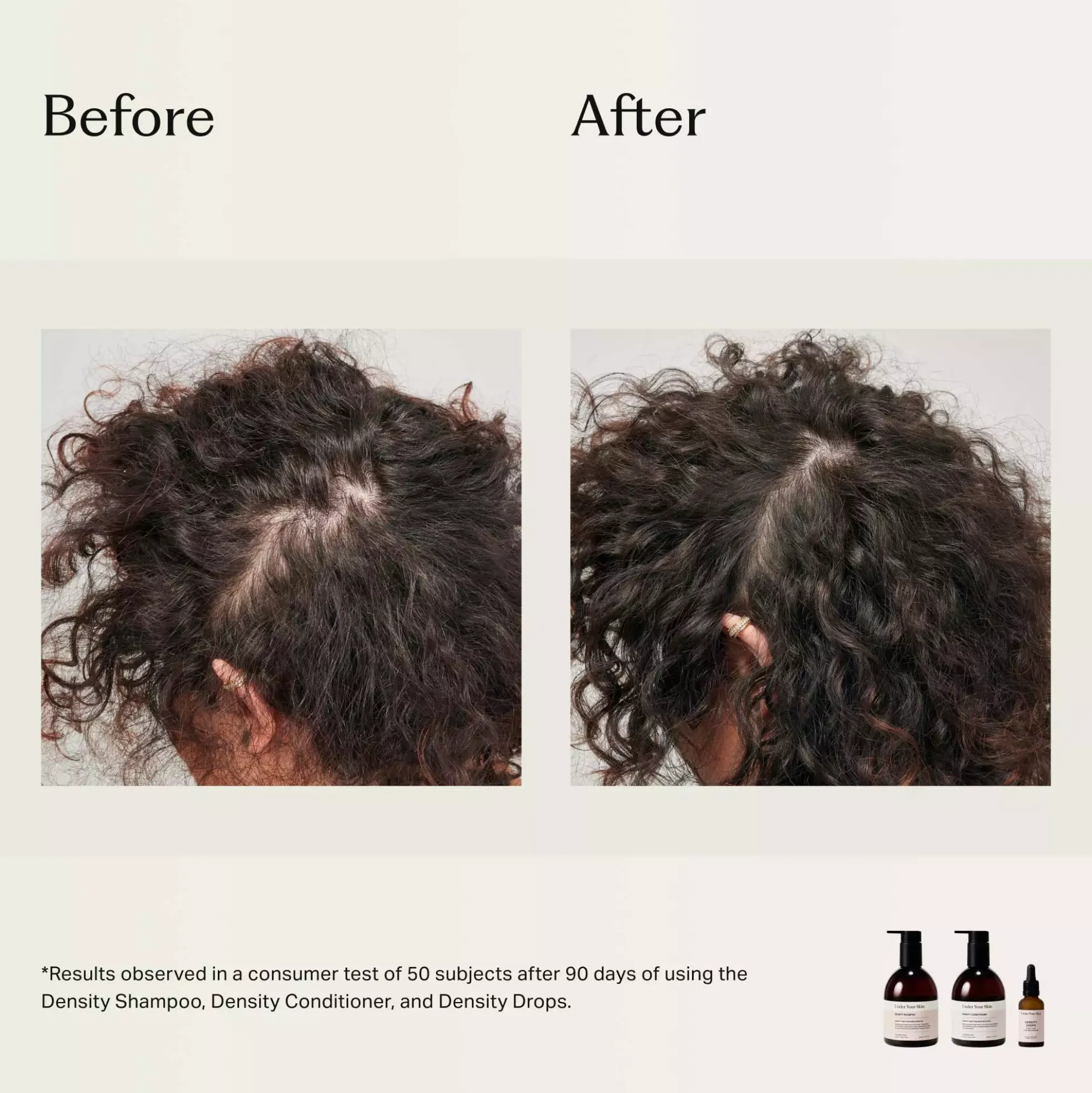 Under Your Skin Density Conditioner Boosts Thickness & Density Cucumber Mint 300 ml