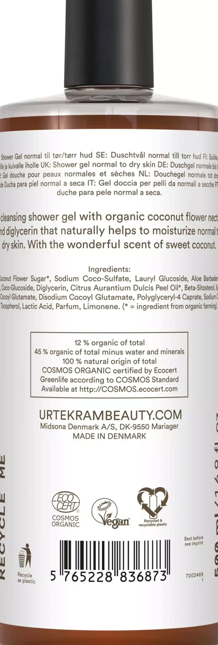 UrtekramCoconut Showergel 500 ml