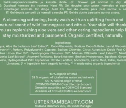UrtekramWild Lemongrass Body Wash 200 ml