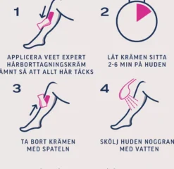 Veet Expert Hair Removal Cream All Skin Types Legs & Body 200 ml