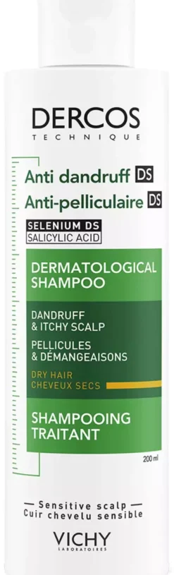VICHYDercos Technique Anti-dandruff Shampoo for Dry Hair
