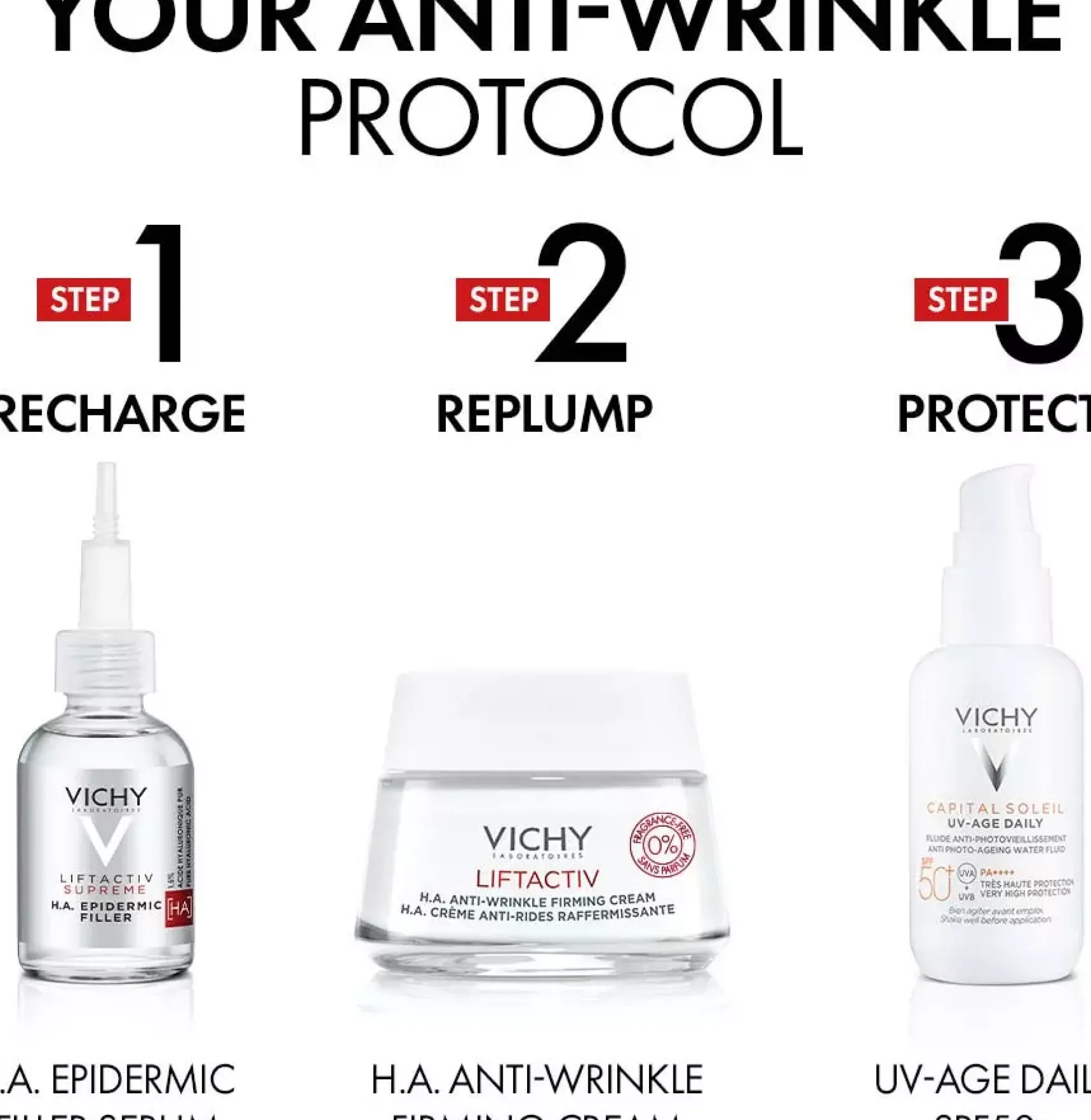 VICHYLiftactiv H.A. Day Cream Fragrance Free 50 ml