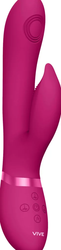 VIVEVIVE Aimi Pulse Wave & Vibrating G-Spot Rabbit Pink