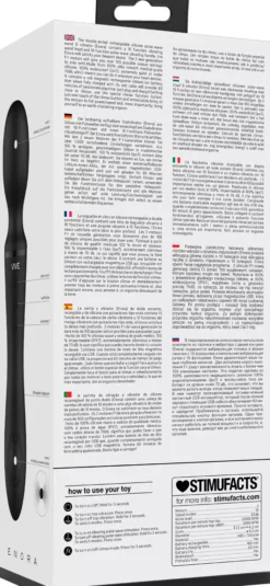 VIVEVIVE Enora Wand & Vibrator Black