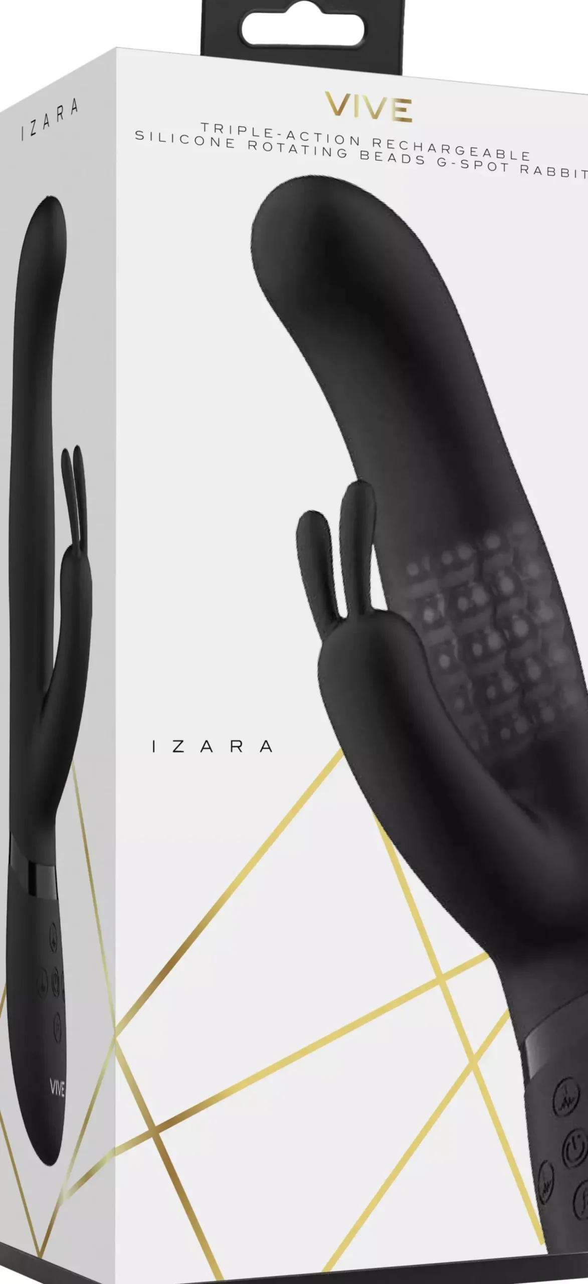 VIVEVIVE Izara Rotating Beads Rabbit Black
