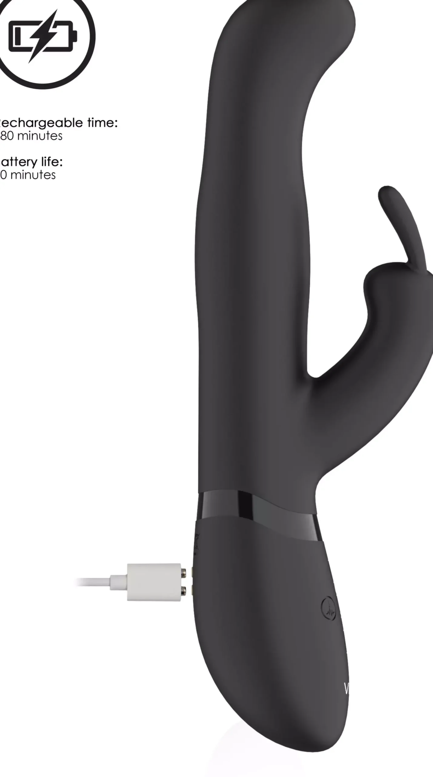 VIVEVIVE Izara Rotating Beads Rabbit Black