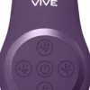 VIVEVIVE Kata Pulse Wave & Vibrating Double Penetration Vibrator Purple