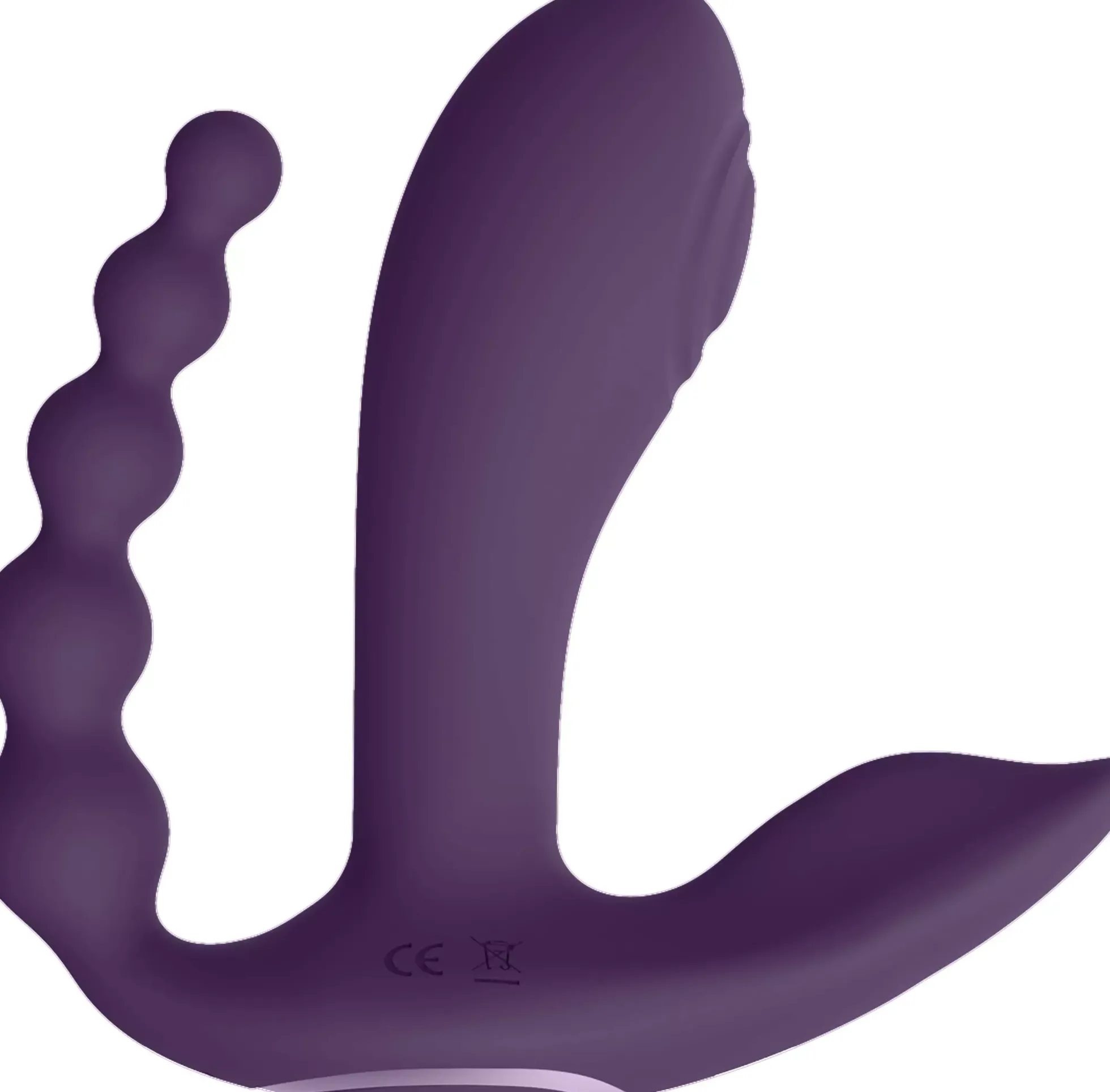 VIVEVIVE Kata Pulse Wave & Vibrating Double Penetration Vibrator Purple