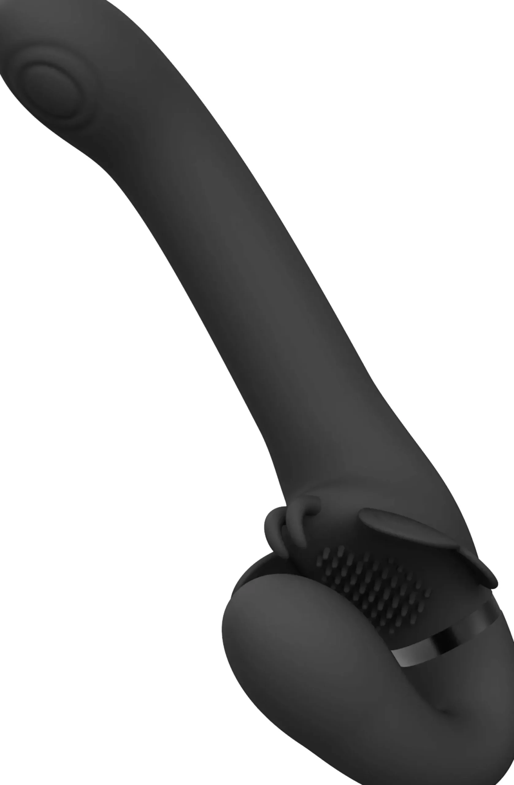 VIVEVIVE Satu Pulse-Wave & Vibrating Strapless Strapon Black