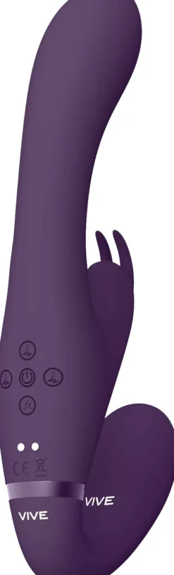VIVEVIVE Suki Vibrating Strapless Strap-on Rabbit Purple