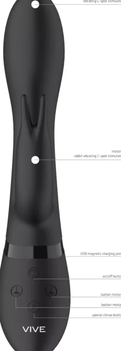 VIVEVIVE Zosia Classic G-Spot Rabbit Black
