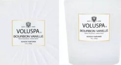 VoluspaBourbon Vanille Vermeil Boxed Candle 255 g