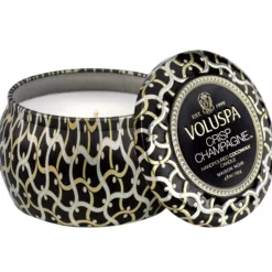 VoluspaCrisp Champagne Mini Tin Candle 25h