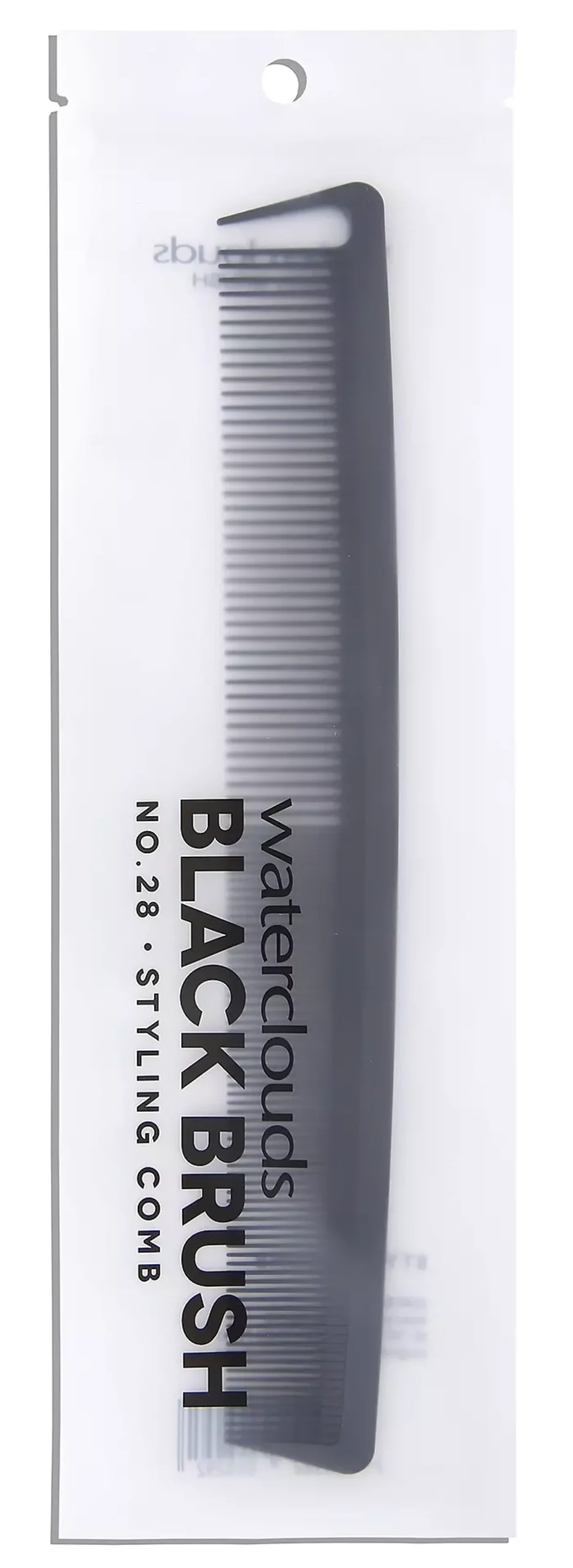 WatercloudsBlack Brush No. 28 Styling Comb