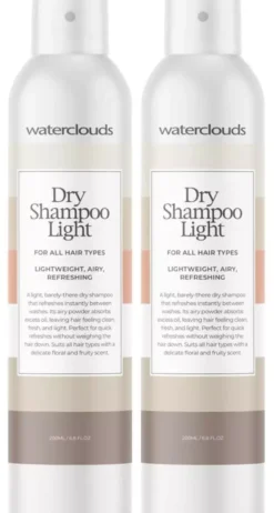 Waterclouds Dry Shampoo Light 2 x 200 ml