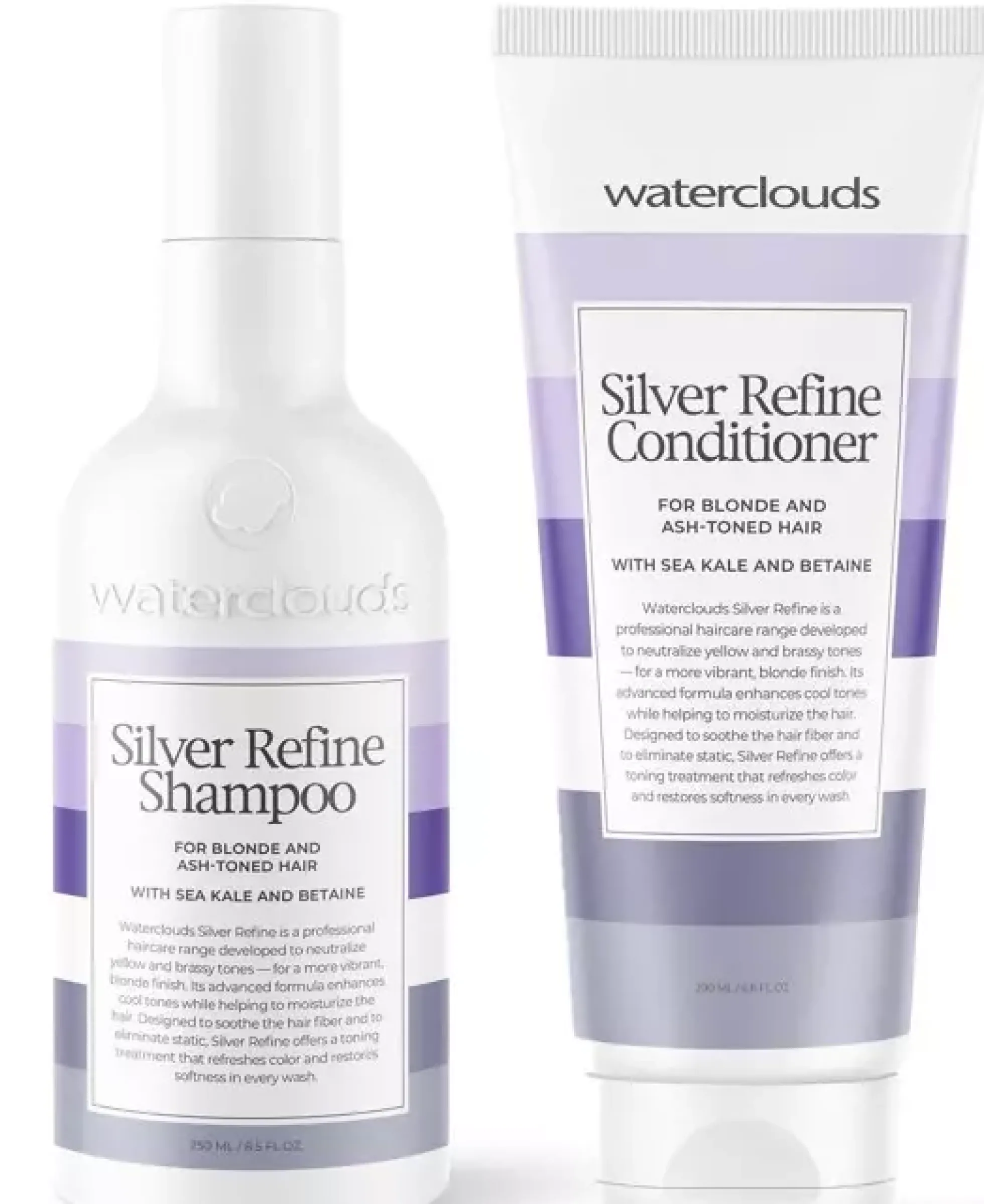 WatercloudsSilver Refine Shampoo 250 ml & Conditioner 200 ml