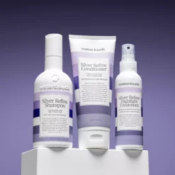 WatercloudsSilver Refine Shampoo 250 ml & Conditioner 200 ml & Highlight Treatment 150 ml