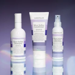 WatercloudsSilver Refine Shampoo 250 ml & Conditioner 200 ml & Highlight Treatment 150 ml