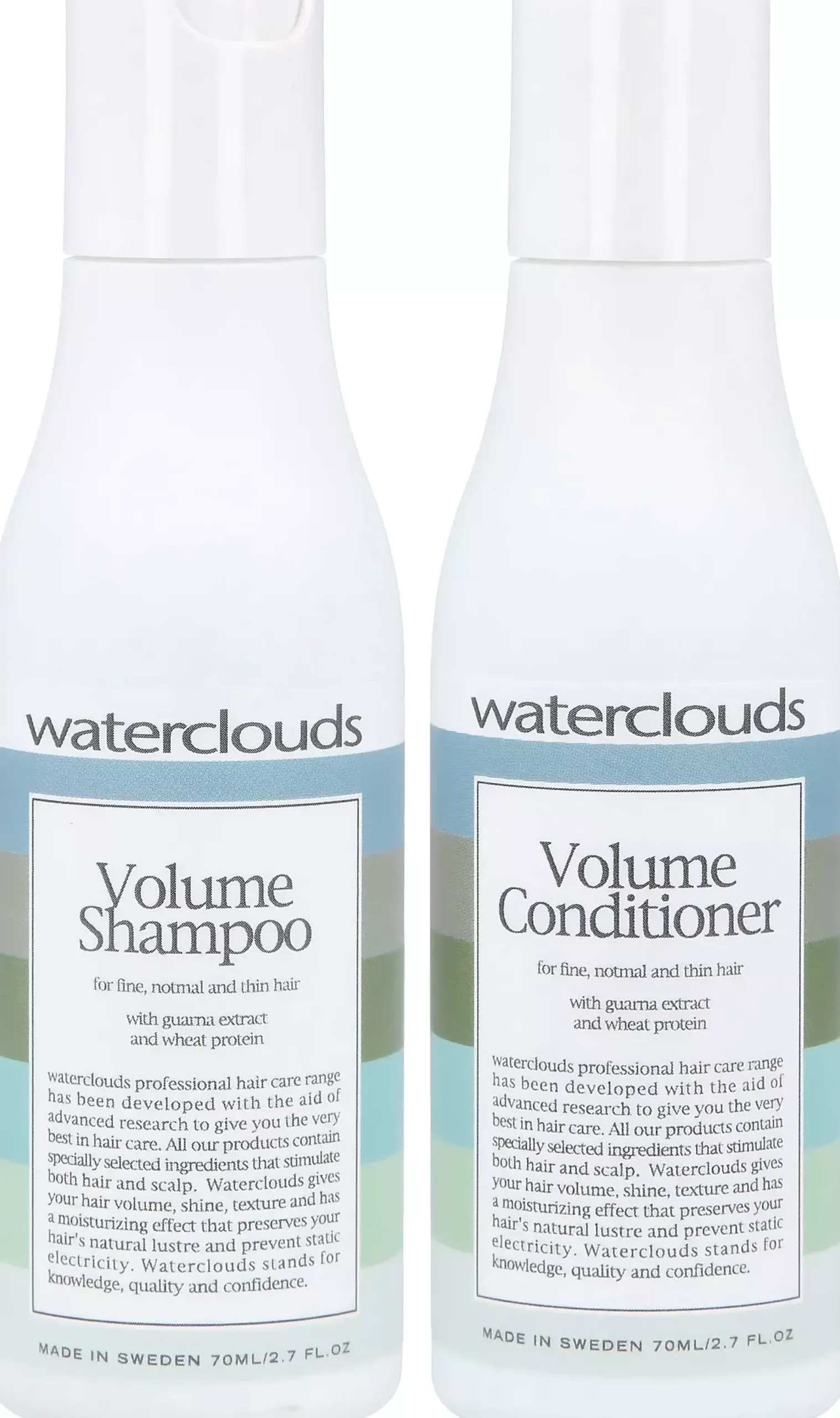 WatercloudsVolume Shampoo 70 ml & Conditioner 70 ml