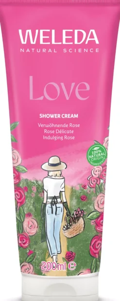 Weleda Love Shower Cream Rose 200 ml