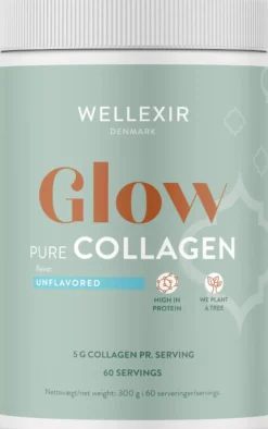 WellexirGlow Pure Collagen Unflavored 300 g