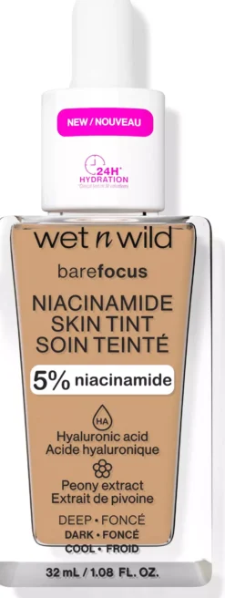 Wet n Wild Bare Focus Niacinamide Skin Tint Deep