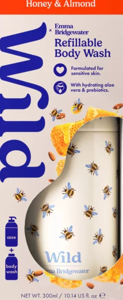 Wild Body Wash Bee Case Honey & Almond 300 ml