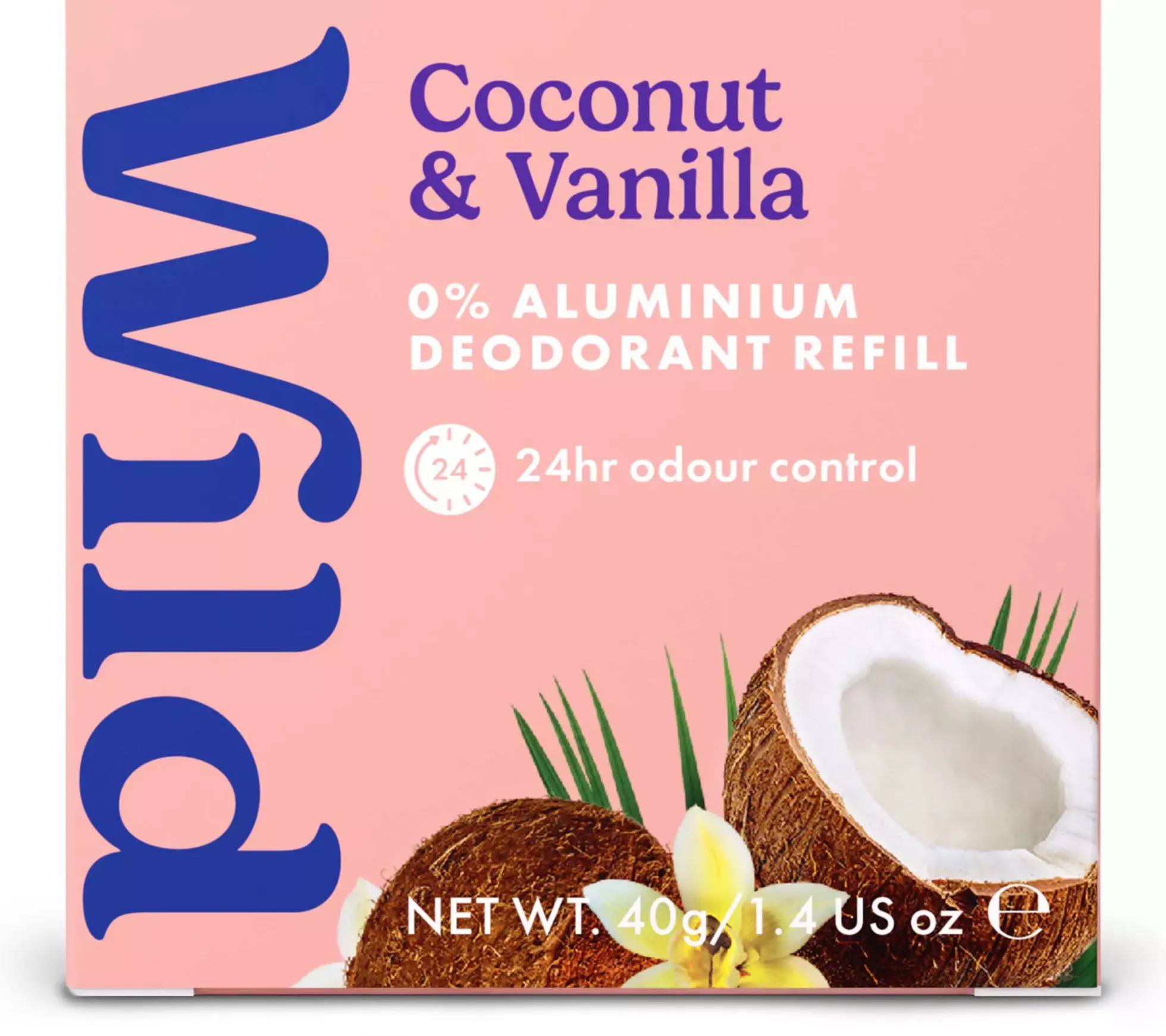 Wild Natural Deodorant Refill Coconut & Vanilla 40 g