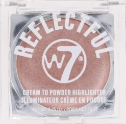 W7 Reflectful Cream to Powder Highlighter Halo Pearl