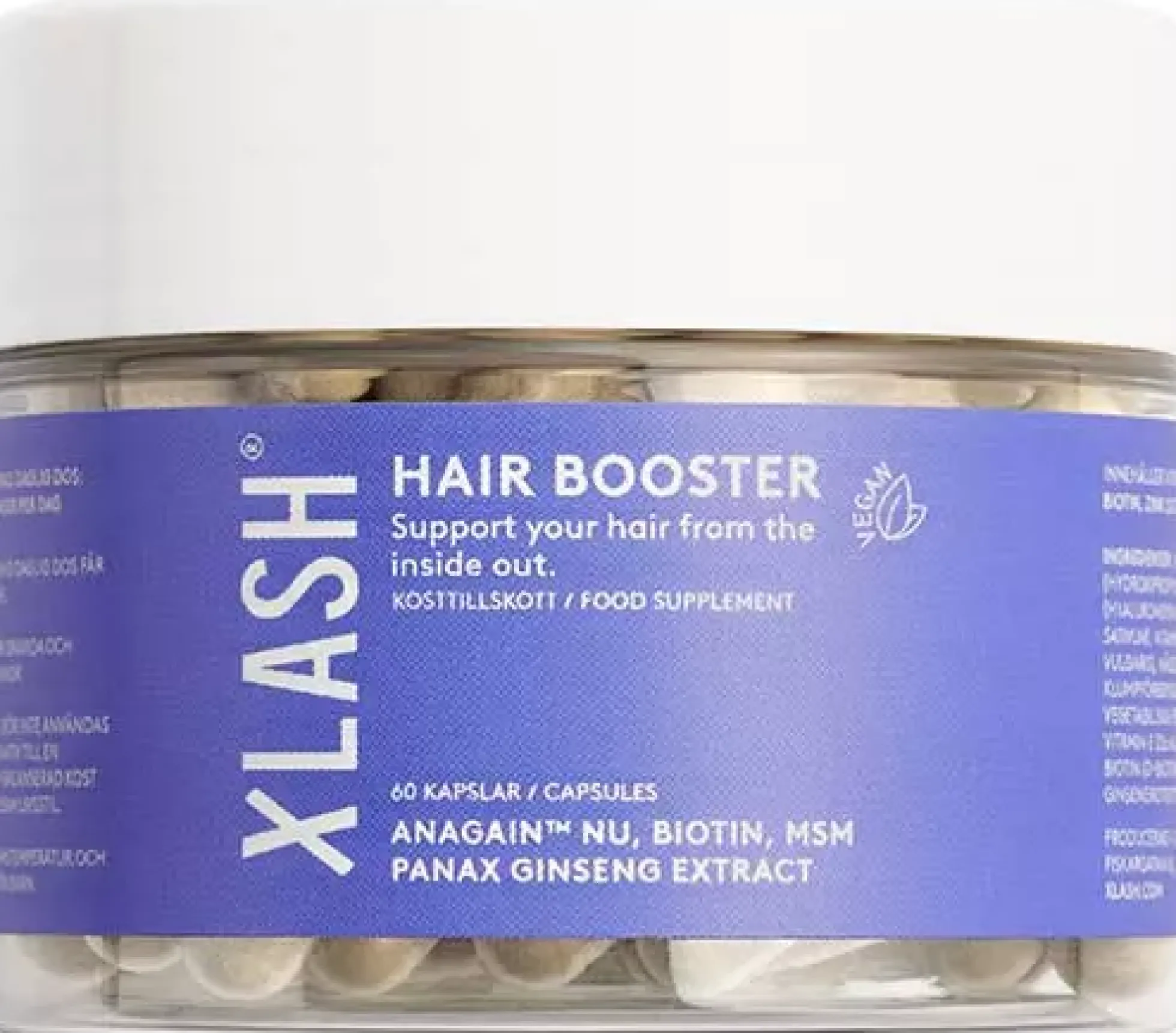 Xlash Hair Booster 60 Capsules 44 g