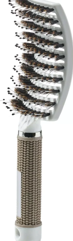 Yuaia Haircare Curved Paddle Brush White