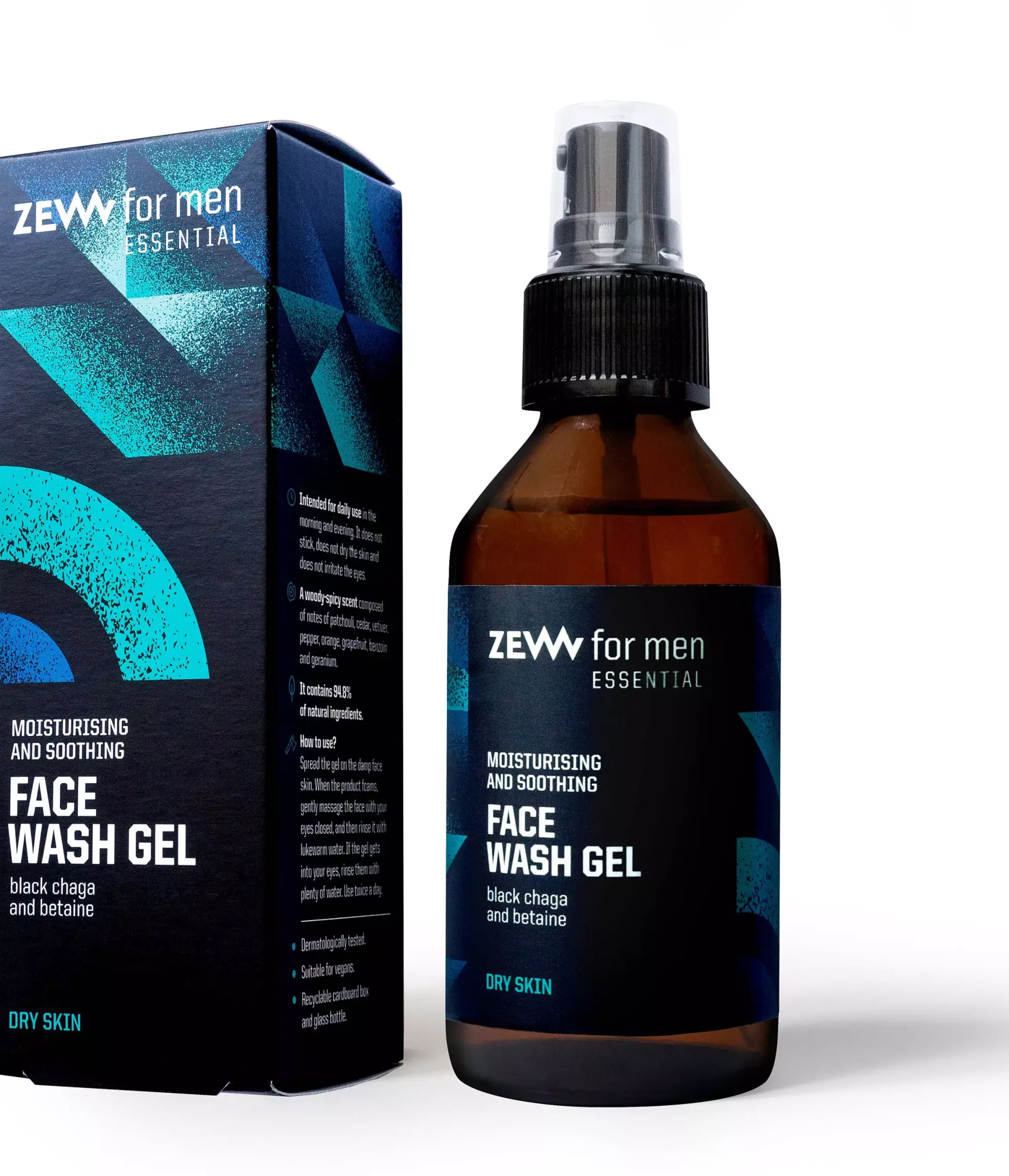 ZEW for Men Face Wash Gel - dry skin 10 ml